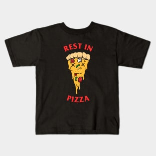Rest In Pizza Kids T-Shirt